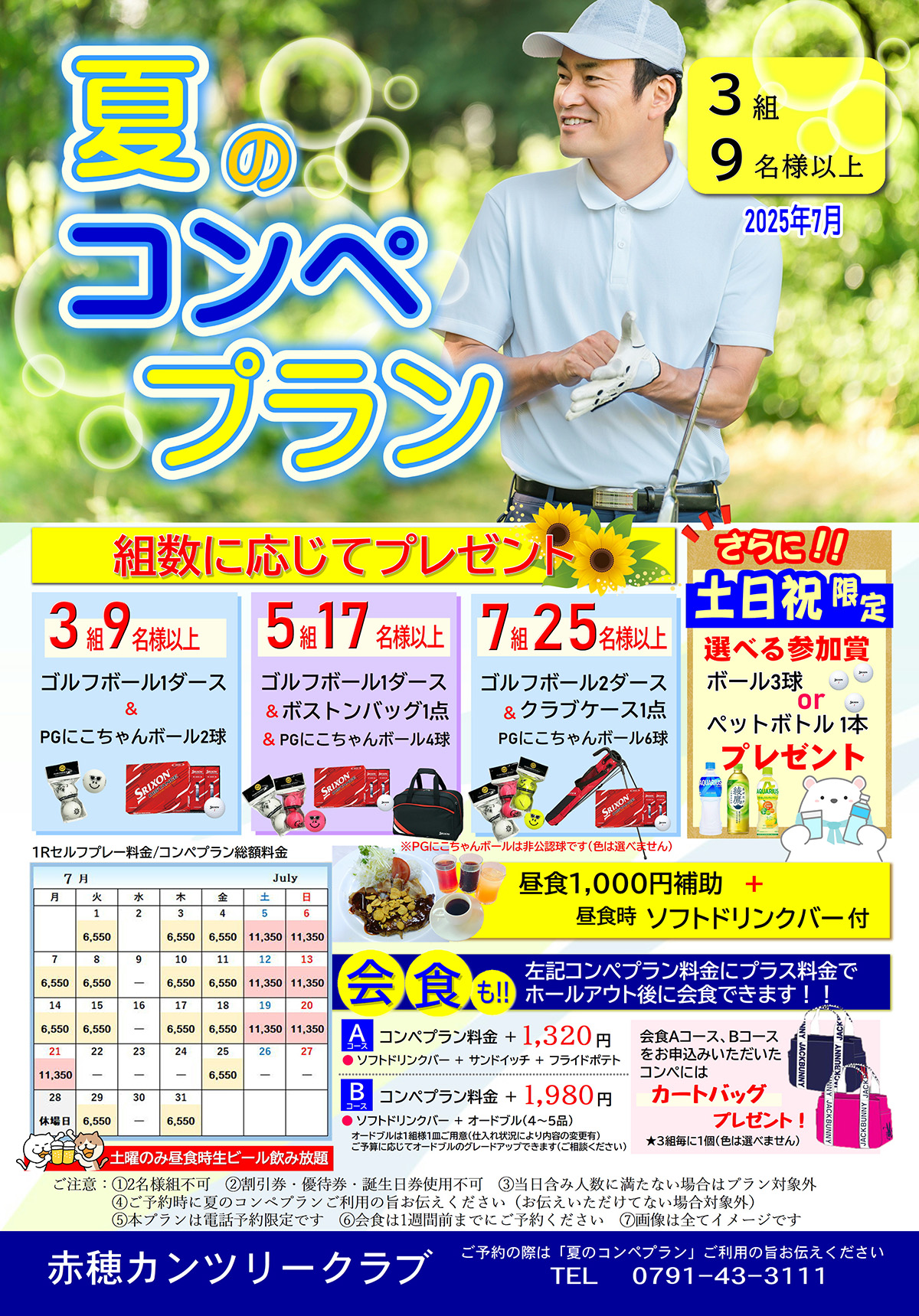 夏のコンペプラン